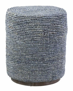 Deals 😍 East At Main Gabrielle Rafia Round Ottoman Home Ottomans & Poufs 🎉