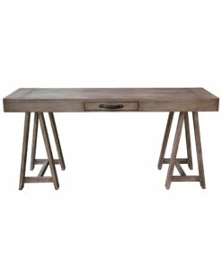 Flash Sale ๐ East At Main's Gwen Mahogany Home Desks & Storage ๐