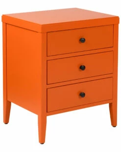 Deals 🌟 East At Main Webb Orange Acacia Wood Rectangle Accent Table Home End & Side Tables ✔️