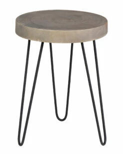 Best deal 🎁 East At Main Laredo Teak Accent Table Home End & Side Tables 🥰