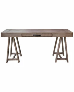 Cheapest ✔️ East At Main Gwen Mahogany Desk Home Desks & Storage ✔️