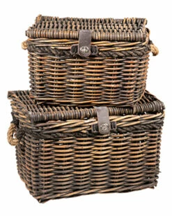 Outlet 🤩 East At Main Dorothy Woven Baskets (Set Of 2) Home Baskets & Boxes 🛒