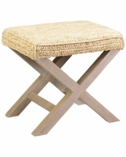 Flash Sale ⭐ East At Main Lila Rafia Ottoman Home Ottomans & Poufs 😍