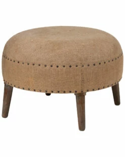 Discount 👍 East At Main Yesenia Upholstered Ottoman Home Ottomans & Poufs 🛒