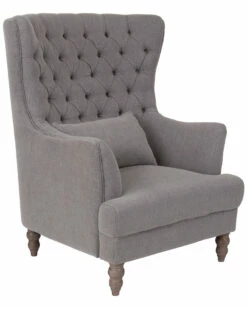 Flash Sale 😉 East At Main Zafiro Upholstered Wing Back Chair Home Accent Chairs 🔥